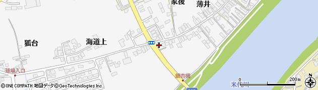秋田県能代市二ツ井町桜台35周辺の地図