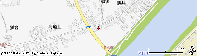 秋田県能代市二ツ井町桜台29周辺の地図