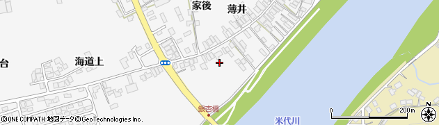 秋田県能代市二ツ井町桜台4周辺の地図