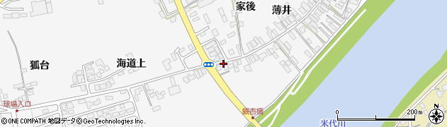 秋田県能代市二ツ井町桜台32周辺の地図