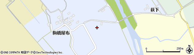 秋田県大館市比内町新館（川向）周辺の地図