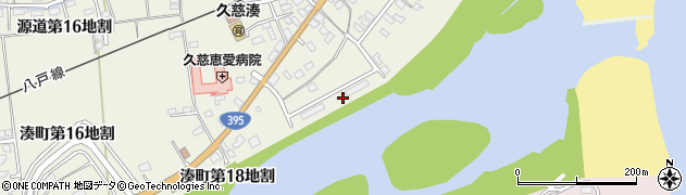 岩手県久慈市湊町第１８地割14周辺の地図
