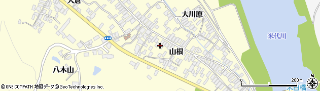 秋田県能代市二ツ井町切石山根53周辺の地図