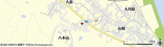 秋田県能代市二ツ井町切石大倉137周辺の地図