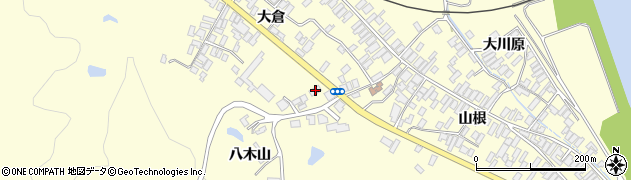 秋田県能代市二ツ井町切石大倉143周辺の地図