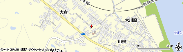 秋田県能代市二ツ井町切石大倉99-1周辺の地図