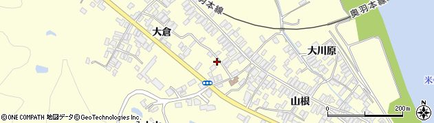 秋田県能代市二ツ井町切石大倉103周辺の地図