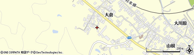 秋田県能代市二ツ井町切石大倉165周辺の地図