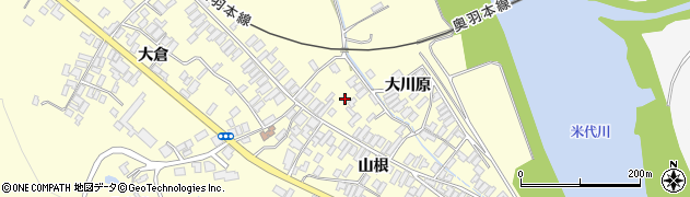秋田県能代市二ツ井町切石山根145周辺の地図