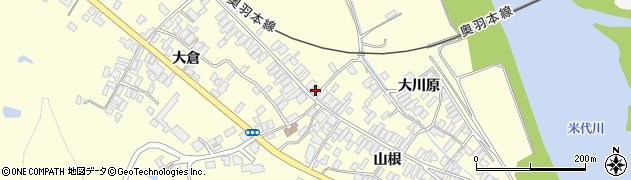 秋田県能代市二ツ井町切石山根135周辺の地図