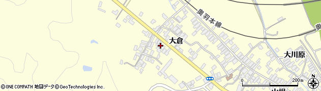 秋田県能代市二ツ井町切石大倉122-5周辺の地図