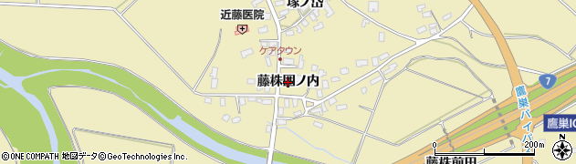 秋田県北秋田市脇神（藤株囲ノ内）周辺の地図