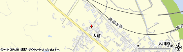 秋田県能代市二ツ井町切石大倉115-1周辺の地図