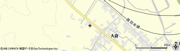 秋田県能代市二ツ井町切石大倉41周辺の地図