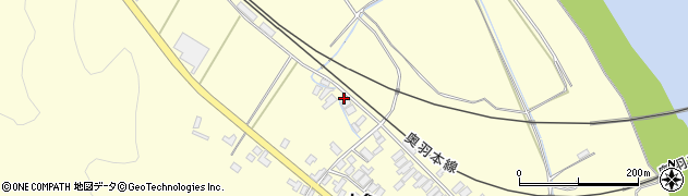 秋田県能代市二ツ井町切石大倉71周辺の地図