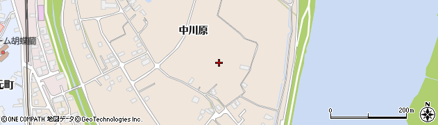 秋田県能代市能代町周辺の地図