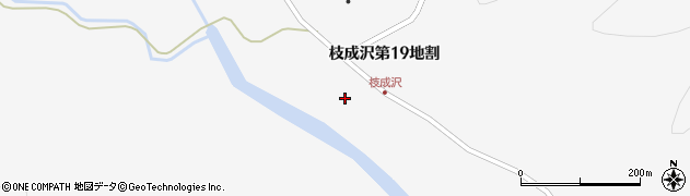 岩手県久慈市枝成沢（第１３地割）周辺の地図