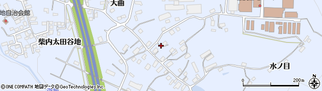秋田県鹿角市花輪（大曲）周辺の地図