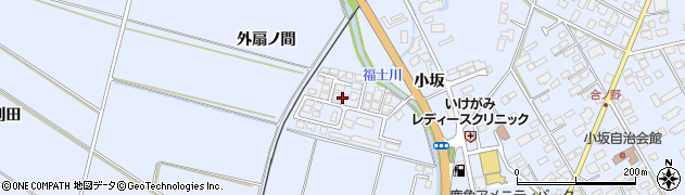 秋田県鹿角市花輪（外扇ノ間）周辺の地図