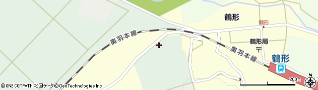 秋田県能代市半戸沢周辺の地図