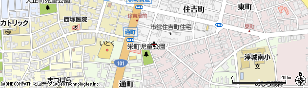 住吉町住宅周辺の地図