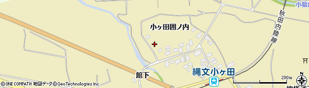 秋田県北秋田市脇神小ヶ田囲ノ内210周辺の地図
