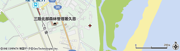 岩手県久慈市夏井町大崎（第１５地割）周辺の地図