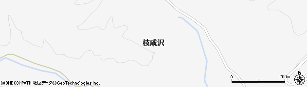 岩手県久慈市枝成沢周辺の地図
