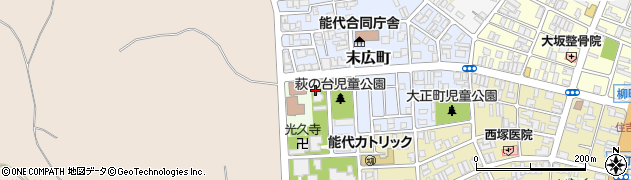 感応寺周辺の地図