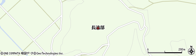 岩手県二戸市浄法寺町（長流部）周辺の地図
