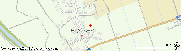 秋田県大館市比内町笹館（水無）周辺の地図