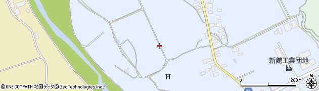 秋田県大館市比内町新館周辺の地図
