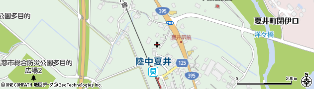 岩手県久慈市夏井町大崎（第１１地割）周辺の地図