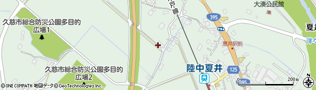 岩手県久慈市夏井町大崎周辺の地図