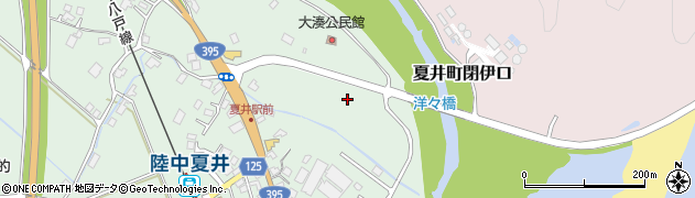 岩手県久慈市夏井町大崎（第１３地割）周辺の地図