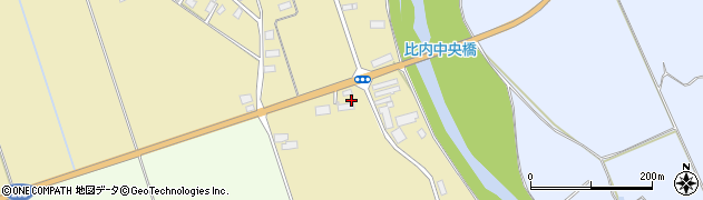 秋田県大館市比内町達子（伊勢下）周辺の地図