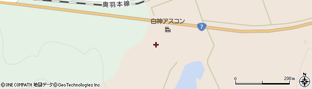 秋田県能代市二ツ井町飛根杉ノ沢周辺の地図