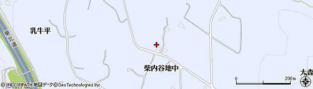 秋田県鹿角市花輪深沢23周辺の地図