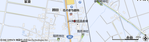 秋田県鹿角市花輪（蒼前平）周辺の地図