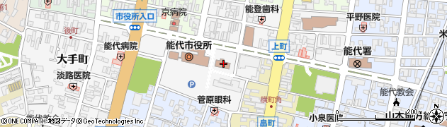 秋田家庭裁判所能代支部周辺の地図