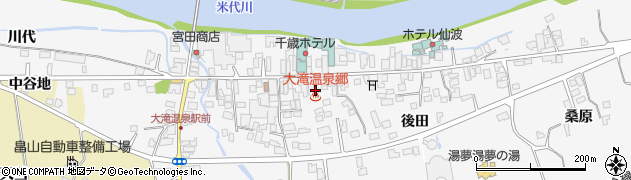 秋田県大館市十二所（町頭）周辺の地図