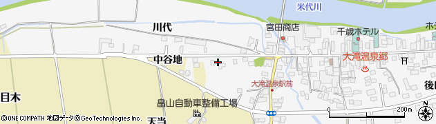 秋田県大館市十二所川代62周辺の地図