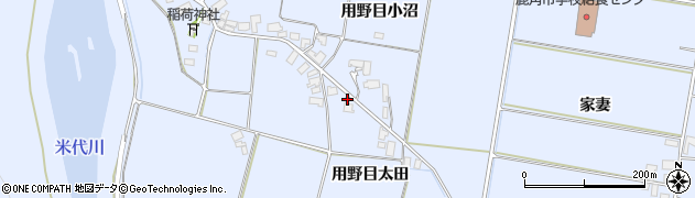 秋田県鹿角市花輪（用野目太田）周辺の地図