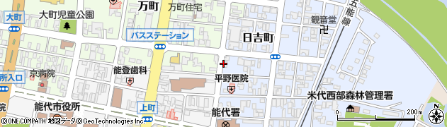 北萬　北村凧提灯店周辺の地図