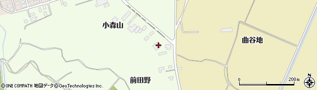 秋田県大館市比内町笹館小森山31周辺の地図