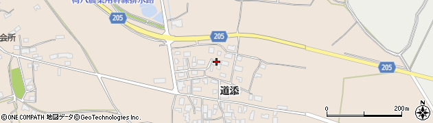 柴田工事調査株式会社　能代営業所周辺の地図