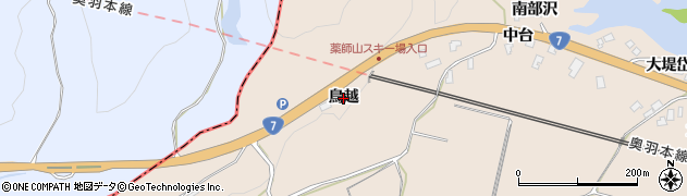 秋田県北秋田市今泉（鳥越）周辺の地図