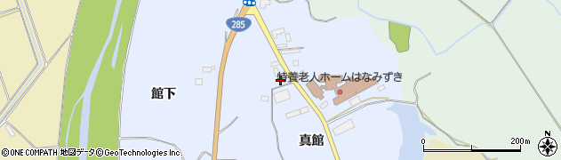 秋田県大館市比内町新館真館63周辺の地図