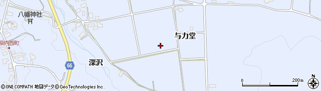 秋田県鹿角市花輪深沢81周辺の地図