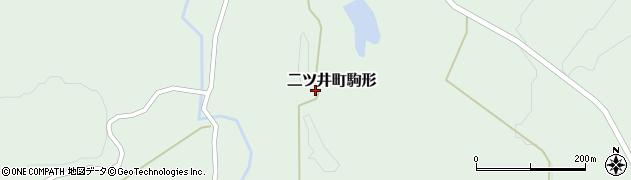 秋田県能代市二ツ井町駒形周辺の地図